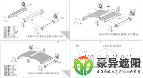 FTS天棚簾戶外控制系統(tǒng),豪異遮陽(yáng),4000-121-696